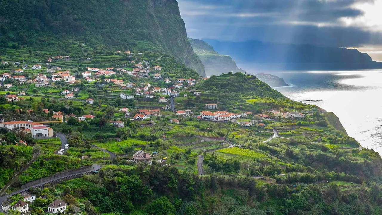 马德拉岛的北海岸，葡萄牙