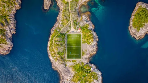 这个体育场建在你意想不到的地方