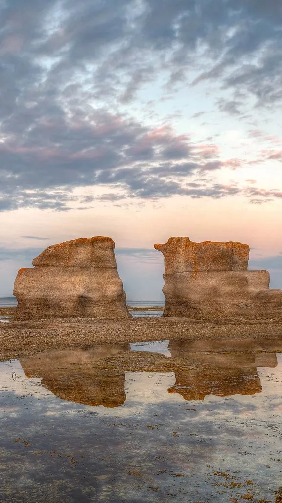 Carved by sea and time