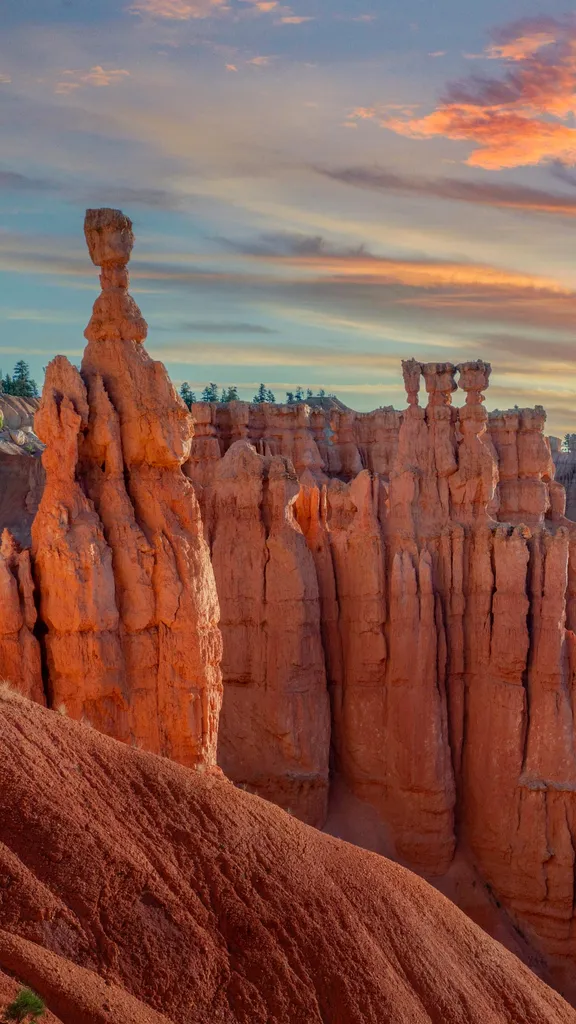 尖塔状の岩が立ち並ぶ公園