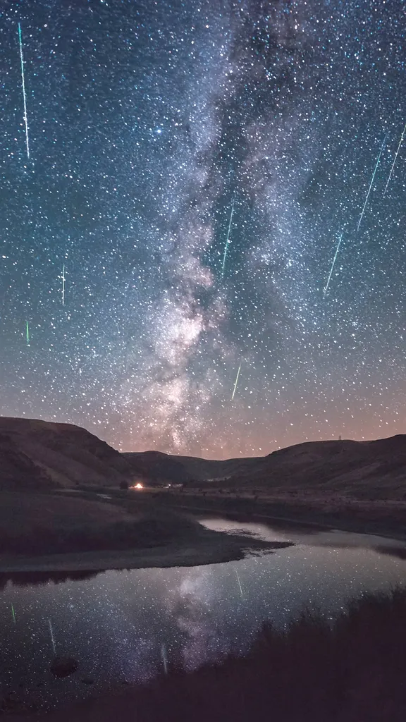 Des m&eacute;t&eacute;ores en cascade