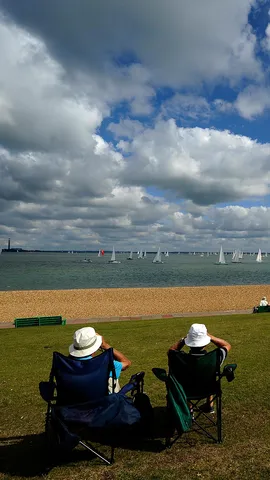 Sails up, spirits high