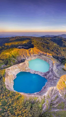 The sacred lakes of Kelimutu